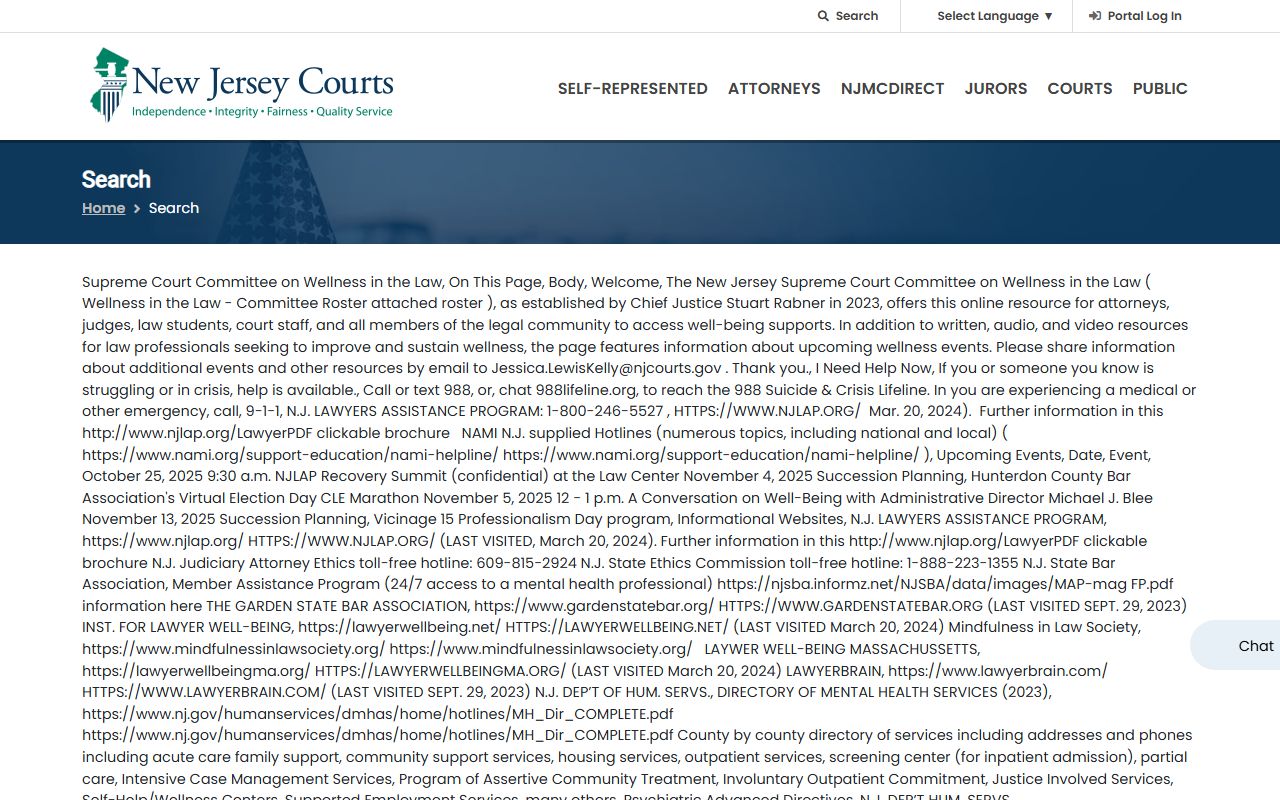 NJ Courts Find a Case search inventory for Somerset County court records